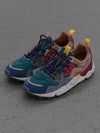 Flower Mountain/YAMANO 3 Hiking Shoes Series FM-FM63666-QLHLH (Teal Green/Lake Blue/Gray) (FM63568)